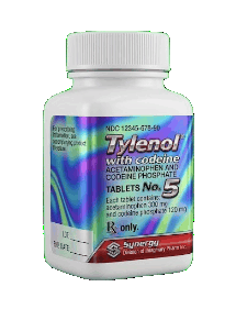 Spinning Tylenol #5 Bottle